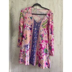 Lilly Pulitzer 23891 Paradis‎ Swing Multicolor Dress Size XS